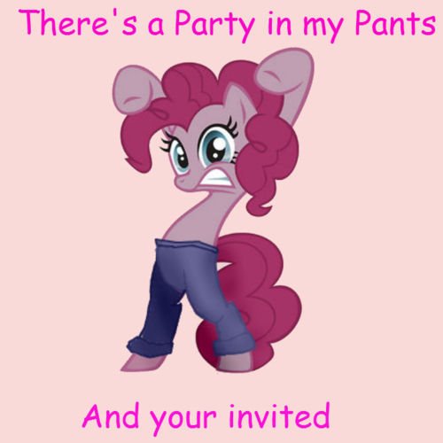 You are invited to the party in my pants