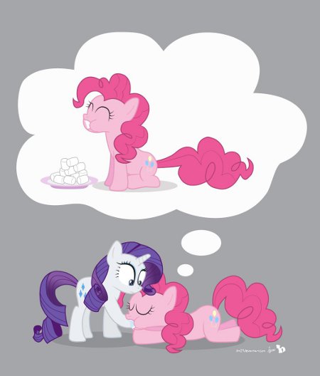 No one must know that Rarity is part marshmallow”