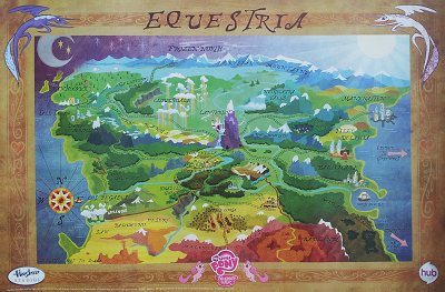 High Resolution Map of Equestria