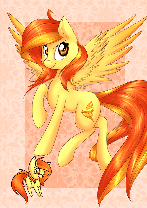Spitfire is a Pegasus pony and the captain of the aerial acrobatics group, The Wonderbolts.
